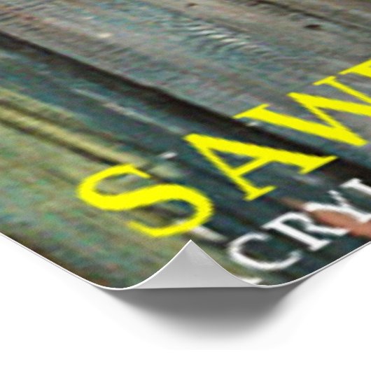 AUSGESPROCHEN POSTER (Ecke)