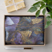 AUSGESTATTETES MIDNIGHT GARDEN DECOUPAGE TISSUPAPI SEIDENPAPIER (Geschenk)