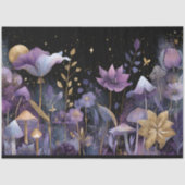 AUSGESTATTETES MIDNIGHT GARDEN DECOUPAGE TISSUPAPI SEIDENPAPIER (Vorderseite)