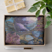 AUSGESTATTETES MIDNIGHT GARDEN DECOUPAGE TISSUPAPI SEIDENPAPIER (Geschenk)