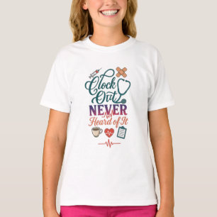 Ausgestempelt? Nie davon gehört Lustige Krankensch T-Shirt