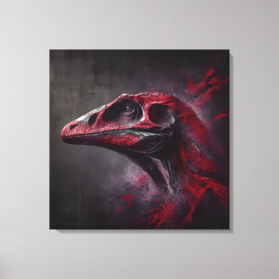 Ausgestorbene Dinosaurier Leinwanddruck