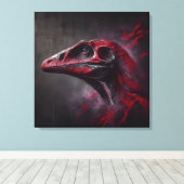 Ausgestorbene Dinosaurier Leinwanddruck (Insitu (Holzboden))