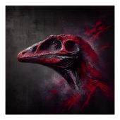 Ausgestorbene Dinosaurier Poster (Vorderseite)