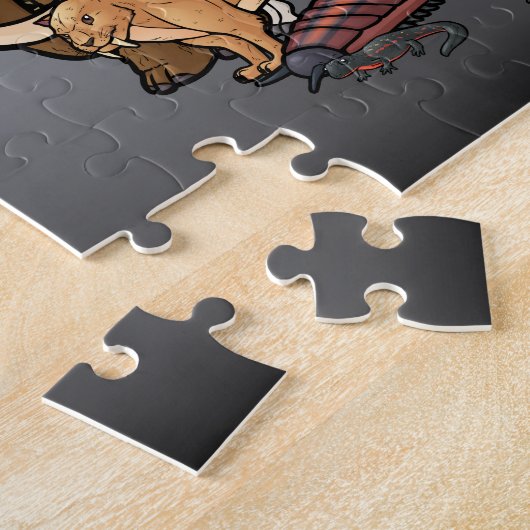 Ausgestorbene Tiere - Puzzle (Seite)