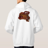 Ausgestorbener Forever - Thylacine oder Hoodie (Rückseite)