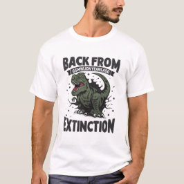 Ausgestorbener lustiger Dinosaurier Grafik T-Shirt