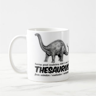 Ausgestorbener Thesaurus Kaffeetasse