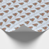 Ausgestorbenes Tier-Wrap-Papier Geschenkpapier (Ecke)
