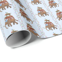 Ausgestorbenes Tier-Wrap-Papier