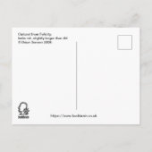 Ausgestoßene aus Felicity Postkarte (Rückseite)