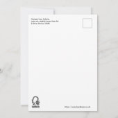 Ausgestoßene Felicity Flat Card (Rückseite)