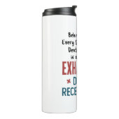 Ausgestoßene Zahnärztin Thermosbecher (Nach links gedreht)