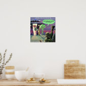 Ausgestreute Vegans Funny Poster (Küche)