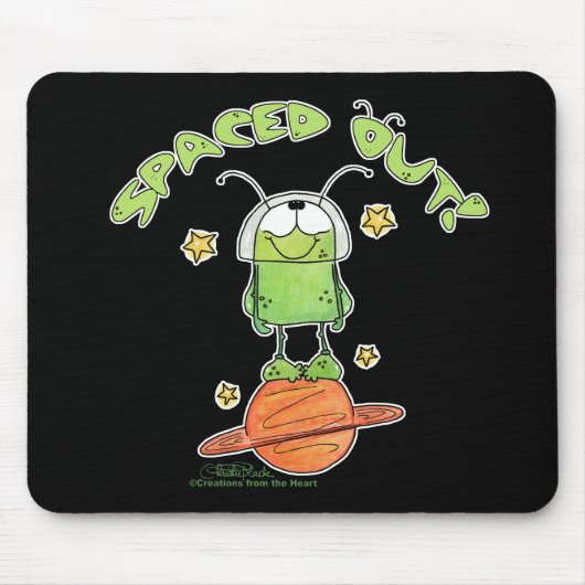 Ausgeteilte Alien Mousepad (Vorne)