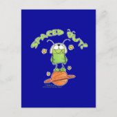 Ausgeteilte Alien Postkarte (Vorderseite)