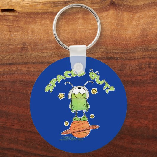 Ausgeteilte Alien Schlüsselanhänger (Vorderseite)
