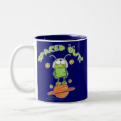 Ausgeteilte Alien Zweifarbige Tasse (Links)