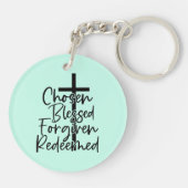 Ausgewählte gesegnet erlöst-5572 schlüsselanhänger (Rückseite)