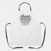 Ausgewählte gesegnete, vergessene Christliche Quot Schürze (Vorderseite)