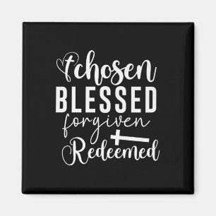 Ausgewählte gesegnete vergessene Christliche Quote Magnet