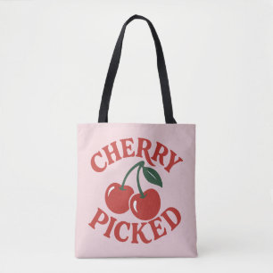Ausgewählte trendige Retro-Fruchtgrafik Tasche
