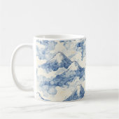 Ausgewogene Blaue Weiße Berge Schnee Kaffeetasse (Links)