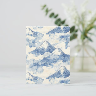 Ausgewogene Blaue Weiße Berge Schnee Postkarte