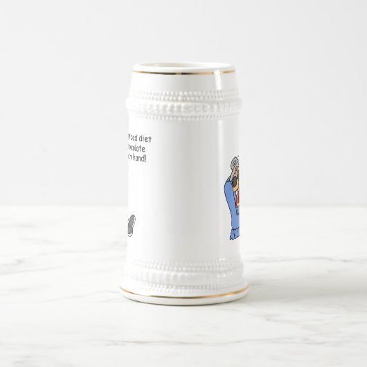 ausgewogene Chocolate Diät Bierglas (Mittel)