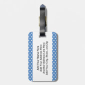 ausgewogene Chocolate Diät Gepäckanhänger (Rückseite vertikal)