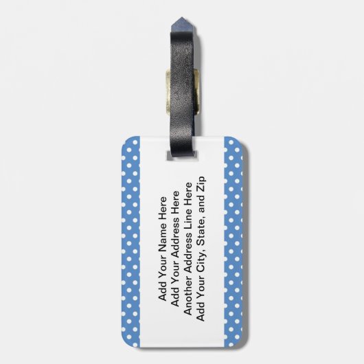 ausgewogene Chocolate Diät Gepäckanhänger (Rückseite vertikal)