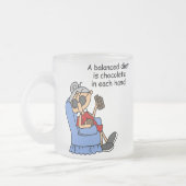 ausgewogene Chocolate Diät Mattglastasse (Links)