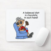 ausgewogene Chocolate Diät Mousepad (Mit Mouse)