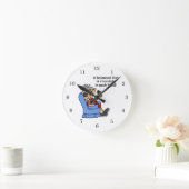 ausgewogene Chocolate Diät Runde Wanduhr (Zuhause)