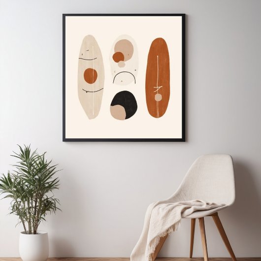 Ausgewogene Elemente Poster