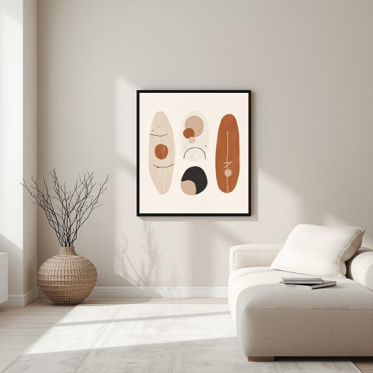 Ausgewogene Elemente Poster