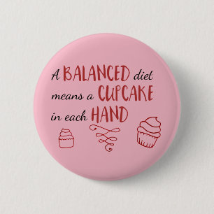 Ausgewogene Ernährung Button