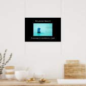 Ausgewogene Gesundheit durch Chiropraktikum-Plakat Poster (Küche)