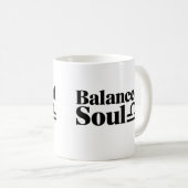 Ausgewogene Soul-Tasse - Libra Astrologie Kaffeecu Kaffeetasse (VorderseiteRechts)