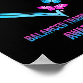 Ausgewogene Translokation Herzsensibilitätsgeschen Poster (Ecke)