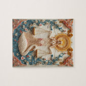 Ausgewogene Waage - Papierquilling Puzzle (Horizontal)