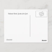 Ausgewogener Felsen, Garten der Götter Postkarte (Rückseite)