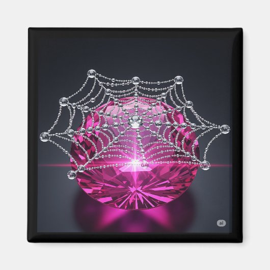 Ausgewogener Magenta-Magnet Magnet (Vorne)
