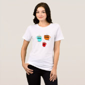 ausgewogenes Leben Tri-Blend Shirt (Vorderseite voll)