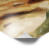 Ausgewogenheit der Steine Abstrakter Impressionism Fotodruck (Ecke)