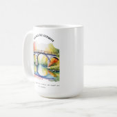 AUSGEWOGENHEIT UND HARMONIE KAFFEETASSE (Vorderseite Links)