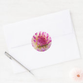Ausgezeichnet! Aufkleber nach Pink Dahlia Blume (Umschlag)