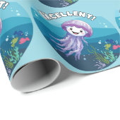 Ausgezeichnet!, Jelly Fish Geschenkpapier (Rolleneckpunkt)