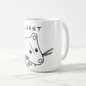 ausgezeichnet kaffeetasse (VorderseiteRechts)