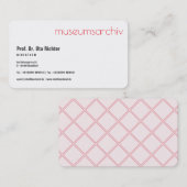 Ausgezeichnet mit Schwarz und Rot Visitenkarte (Vorne/Hinten)